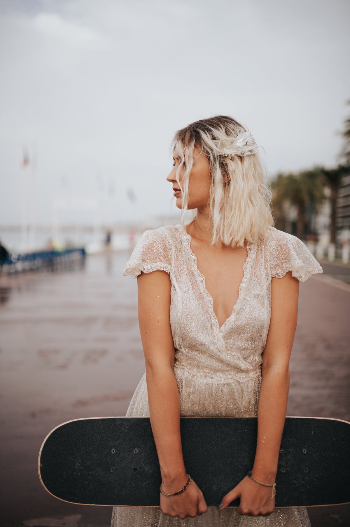 Creation d'images de marque pour renforcer la communication visuelle d'une entreprise du secteur du mariage.