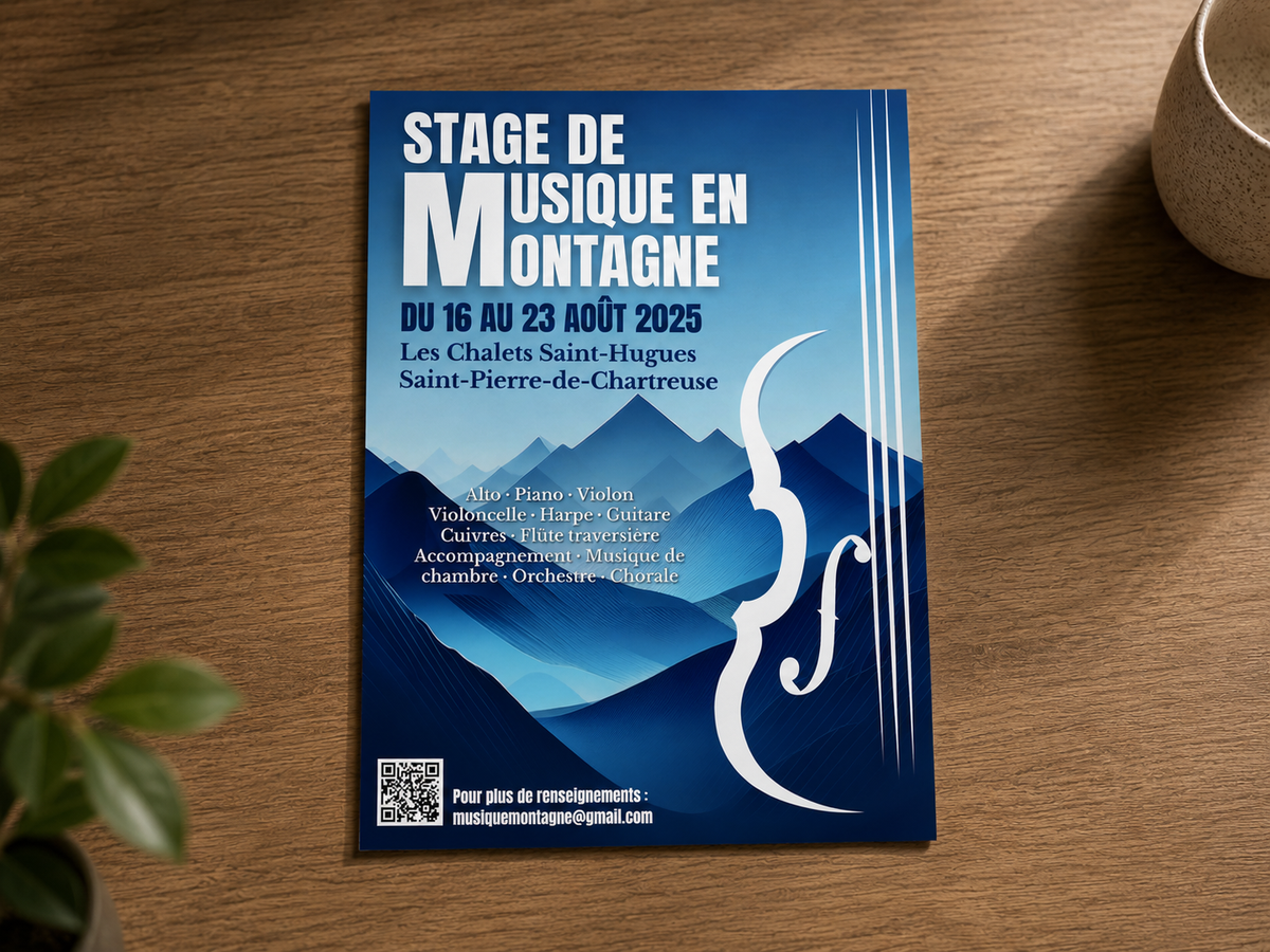 Création de flyer en Savoie pour communiquer sur un événement, une formation ou une activité professionnelle.